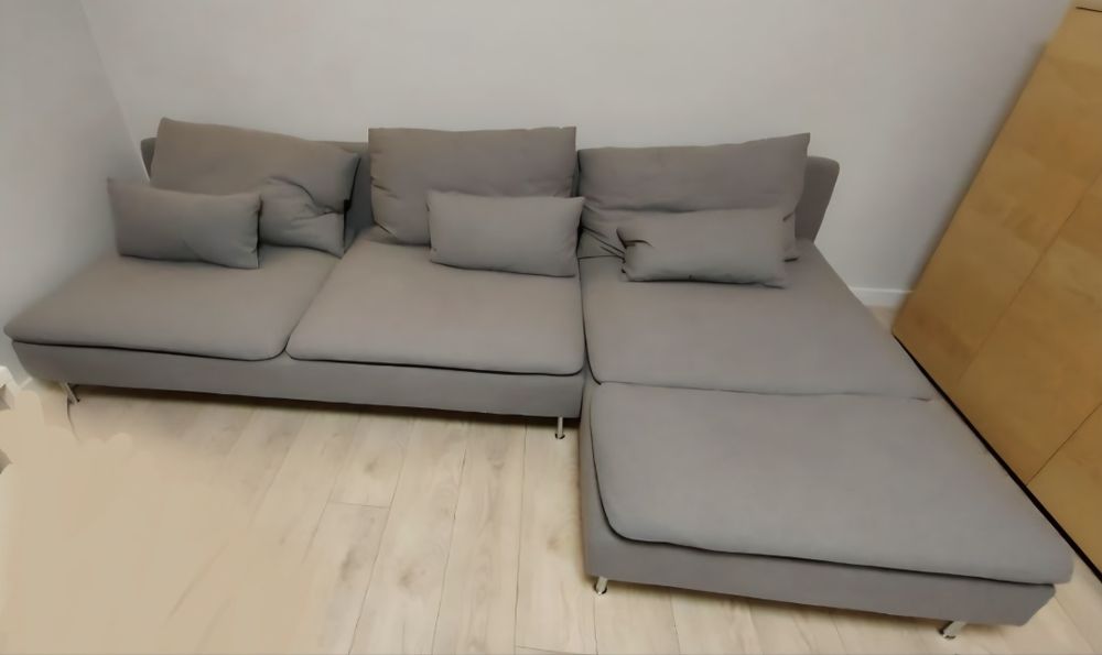 Sofa modułowa + szezlong IKEA z serii SÖDERHAMN