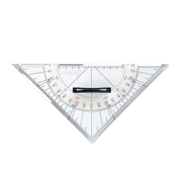 Trójkąt Nawigacyjny NAUTICAL TRIANGLE 25 cm Ekierka nawigacyjna