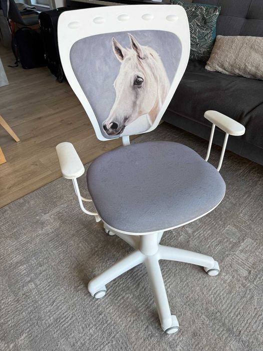 Krzesło, Fotel Obrotowy dla dzieci Ministyle Białe Koń