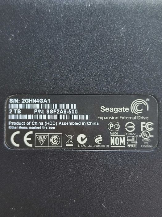 Жесткий внешний диск 2 ТБ SEAGATE expansion external drive
