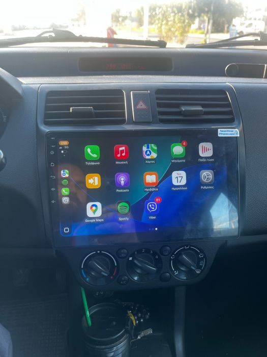 Rádio Suzuki swift  (05-10) Android 14 com Carplay sem fios (Novo)