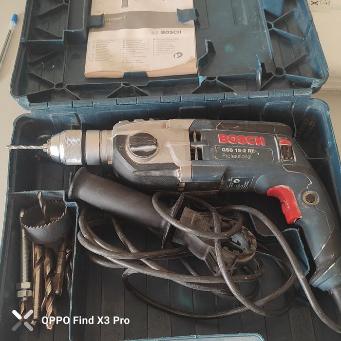 Bosch GSB 19-2 RE 850W 2-speed Impact Drill with Keyless Chuck & Case