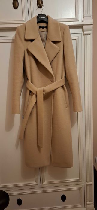 Naturalny Płaszcz damski