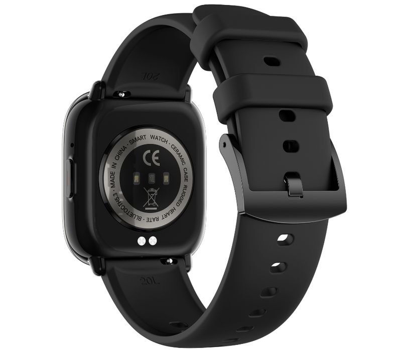 smartwatch damski rubicon rncf31 black
