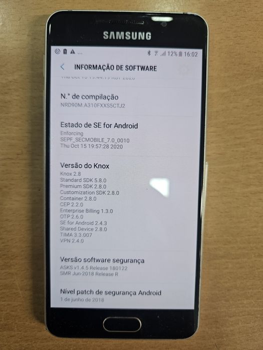Samsung Galaxy A3 Gold