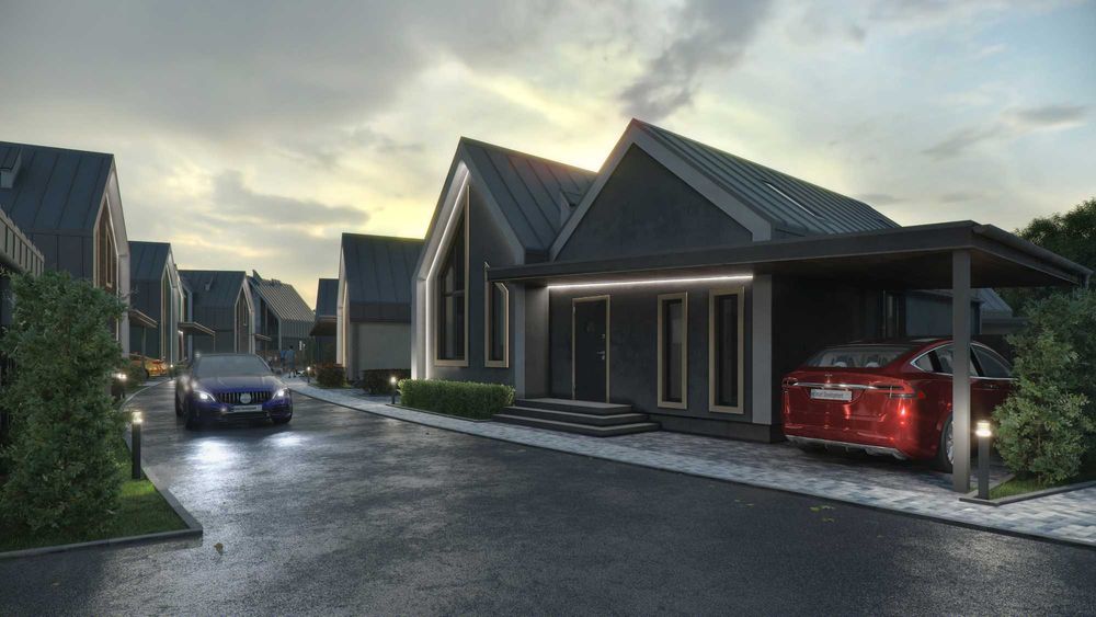 1-поверховий 3-кімнатний котедж. Розтермінування