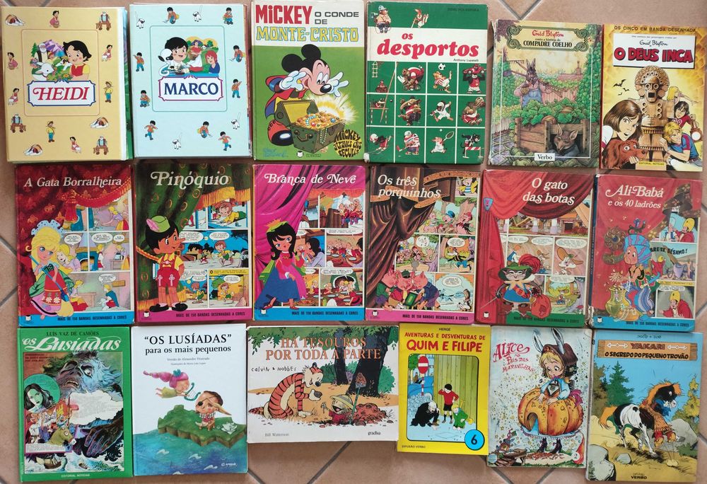 Banda desenhada e Livros infanto-juvenis (94 livros)
