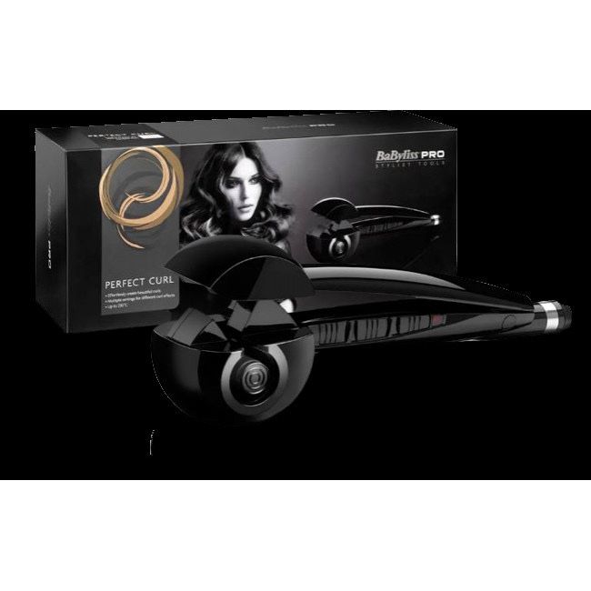 Автоматична плойка для волосся Babyliss pro Perfect Curl, чорний