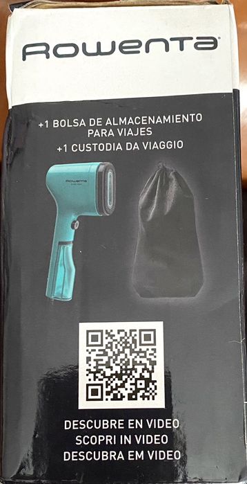 Prancha de Engomar e limpar portatil, Rowenta Pure Pop Verde (Nova)