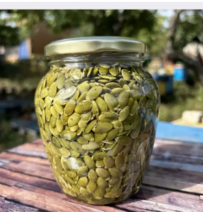 Гарбузове насіння з медом