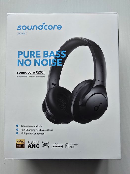 Słuchawki Soundcore Q20i jak nowe