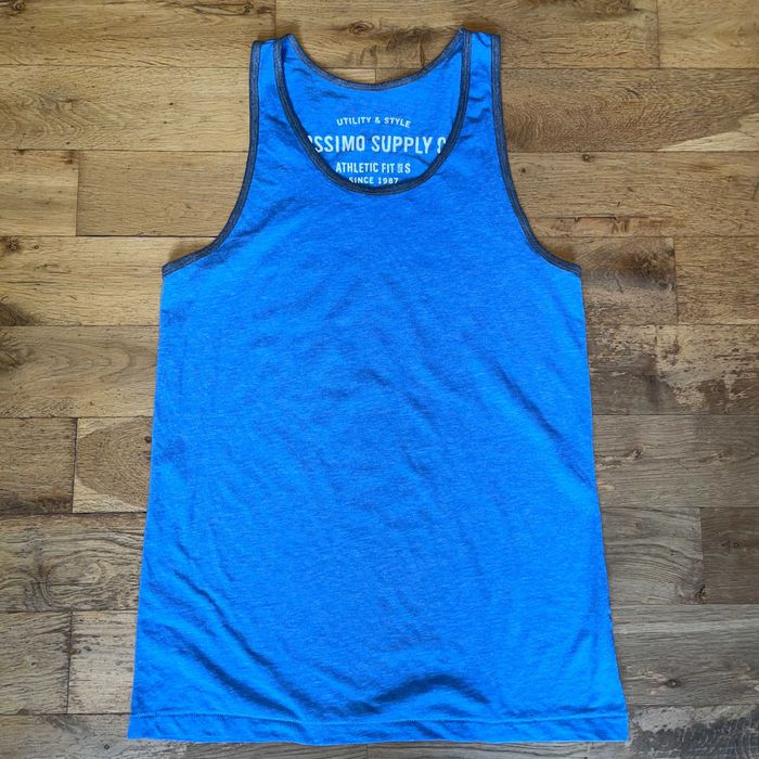 Mossimo Supply Męski Modny T-shirt Lato Tank Bawełna Rozm. S