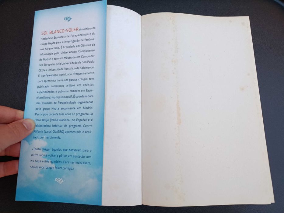 Livro "Crónicas do Céu", Sol Blanco-Soler