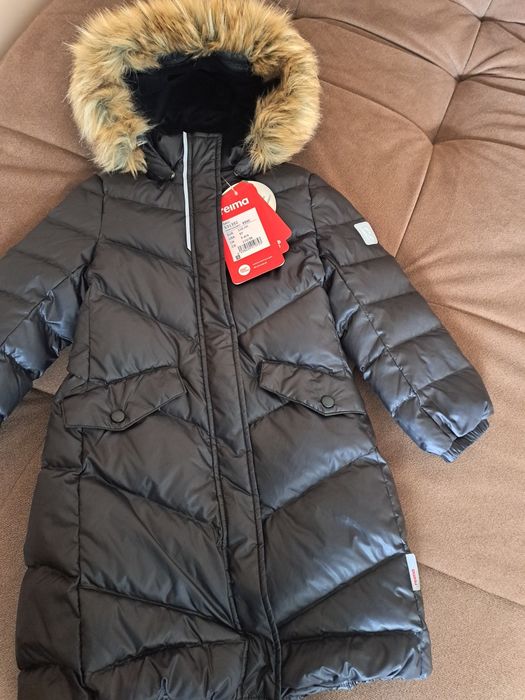 Новий зимовий пуховик пальто Reima Satu пух/перо до-30оригінал 104-110