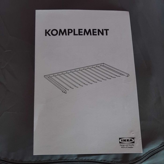 Calceiro Extraível AÇO Beige Roupeiro PAX 100x58cm