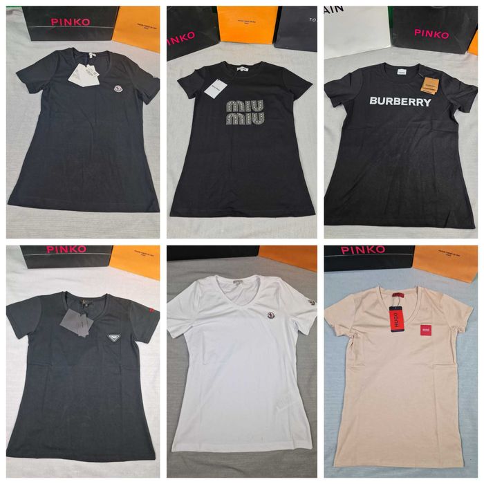 koszulka damska tshirt boss hugo miu miu burberry premium