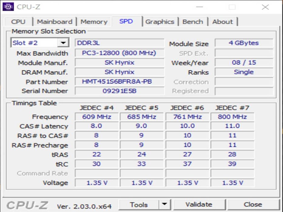 DDR3 8GB HyniX 12800 L