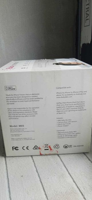 Baby monitor відео бейбі няня iBaby  monitor відеоняняM6S 1080p FullHD