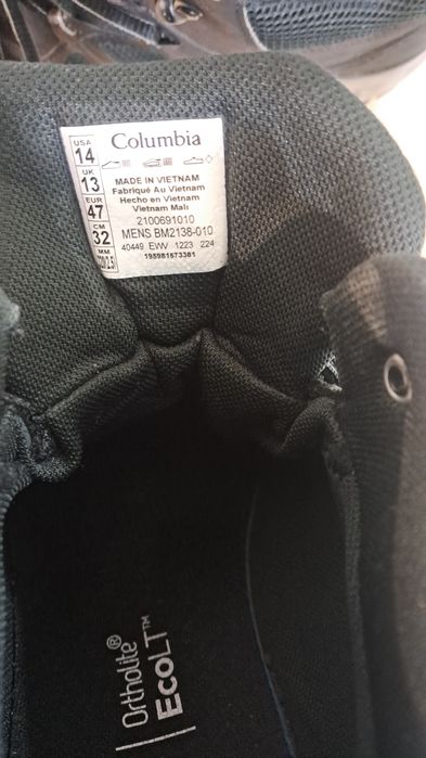 Ботинки мужские  columbia