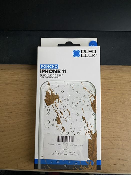 Wodoodporny pokrowiec na telefon (poncho) iPhone 11 Quad Lock NOWY