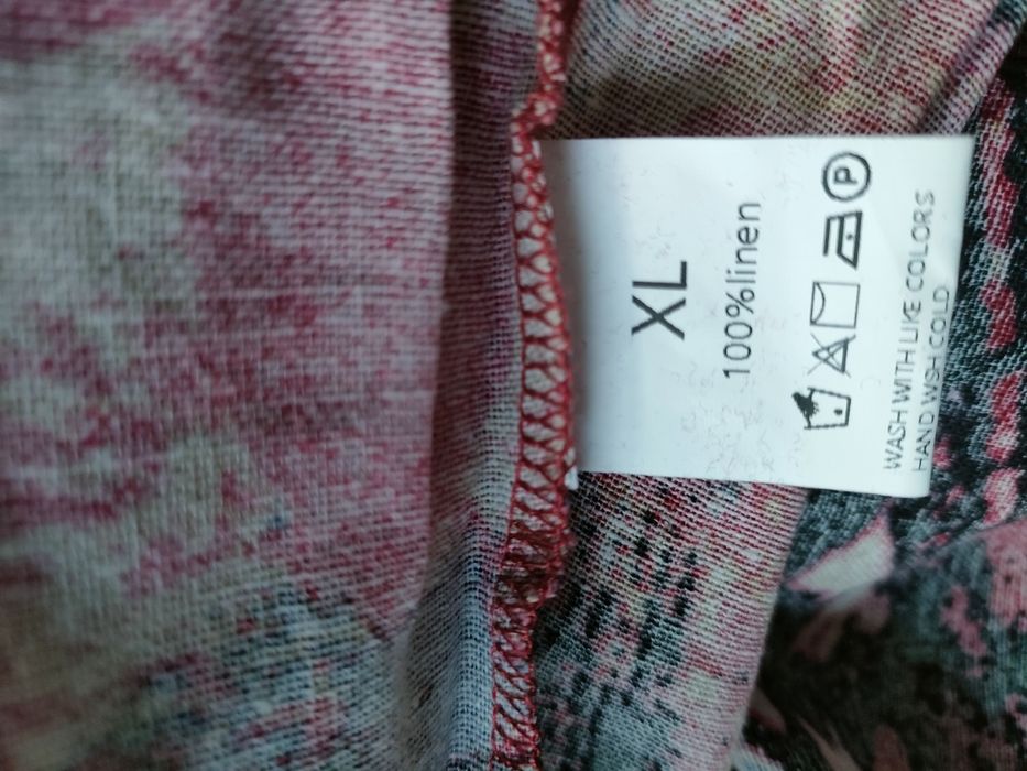 Sukienka damska lniana len 100% L/XL