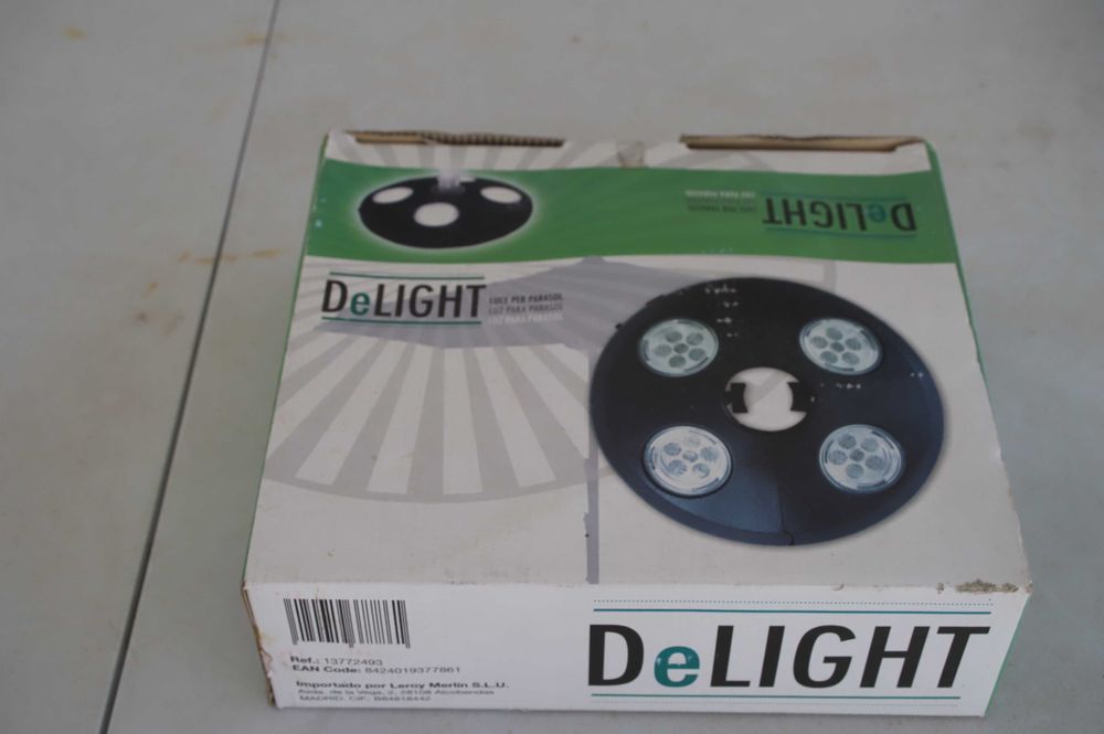 Candeeiro Led para Chapéu de Sol redondo (2)