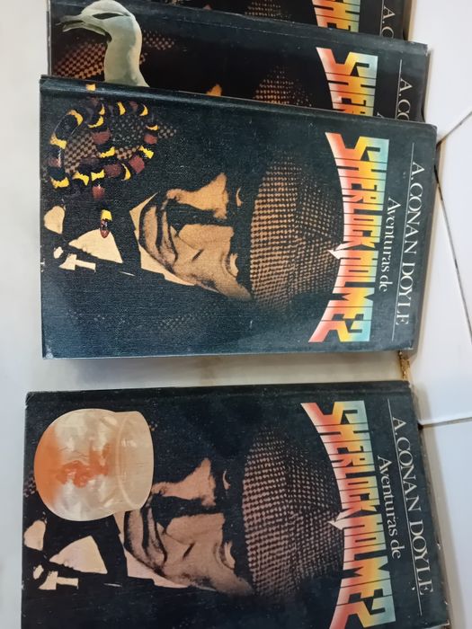 Conjunto de 7 Livros Colecção Sherlock Holmes