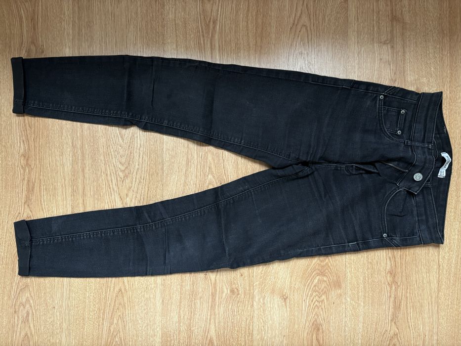 Calças skinny push-up pretas Pull&Bear