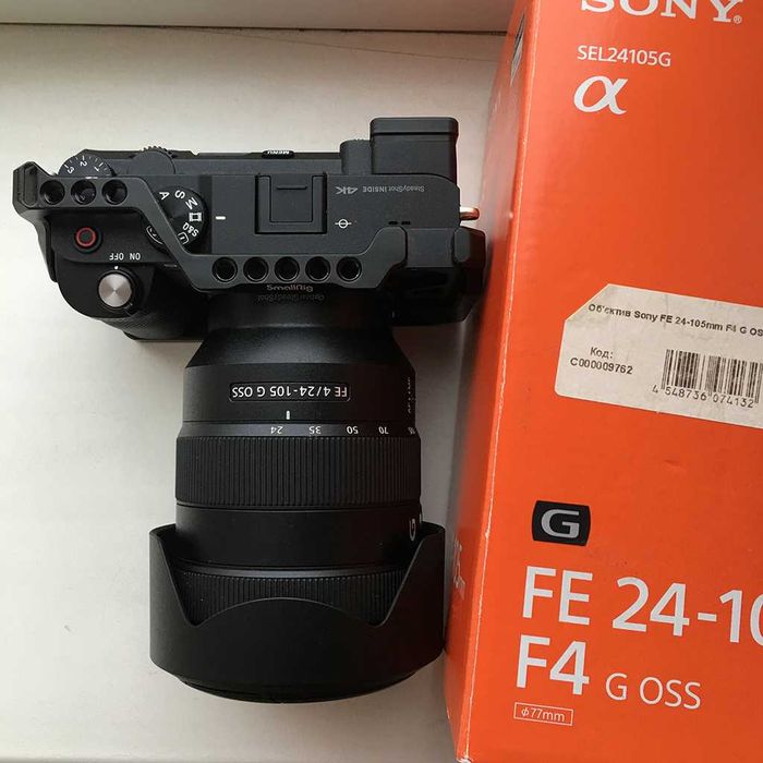 Обʼєктив Sony FE 24-105m F4 G OSS, E-mount Full-Frame лінза