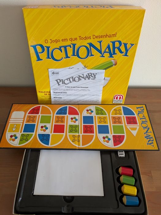 Jogo Tabuleiro - Pictionary 2 Níveis - Mattel