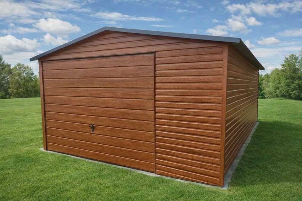Garaż blaszany 4x5 PREMIUM Wzmocniony PRODUCENT