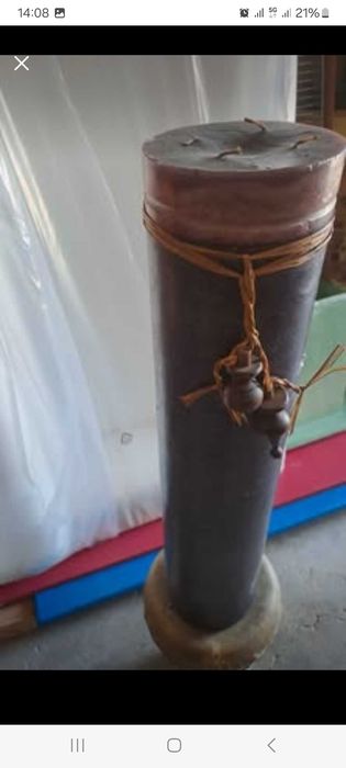 Vela grande decorativa e aromática