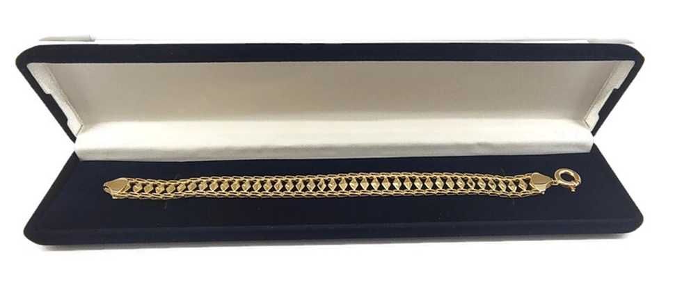 Zjawiskowa złota bransoletka P.585, 18 cm,