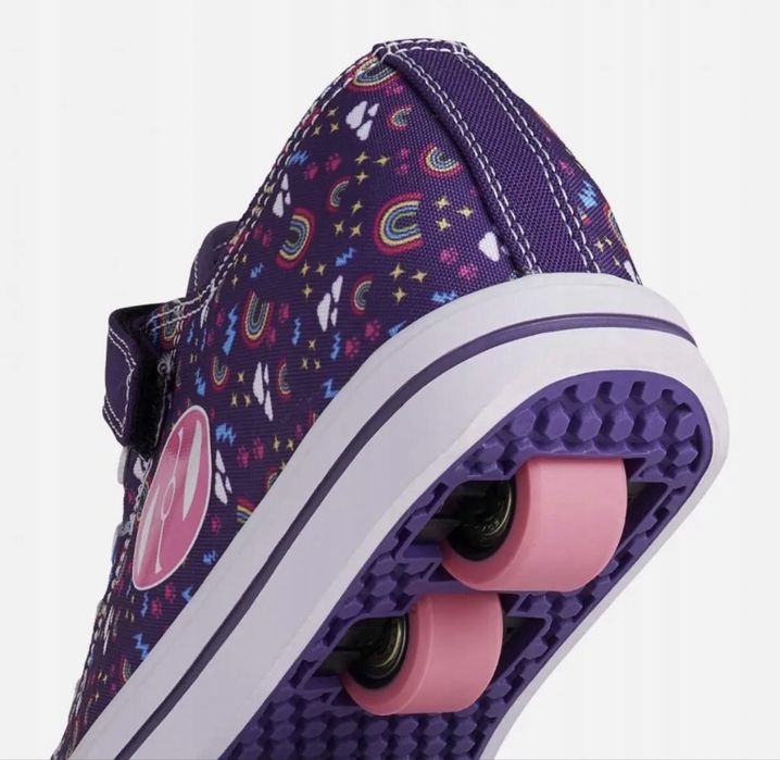 Butorolki ‼️ Heelys X2 Snazzy | Purple Rainbow EU 33 / 20cm • Dziecko • Rolki • Wrotki •