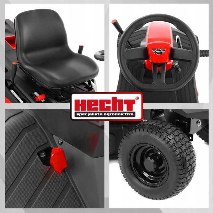 Traktor Ogrodowy Kosiarka Spalinowa Traktorek HECHT 5167 6.1KM 66cm 150L