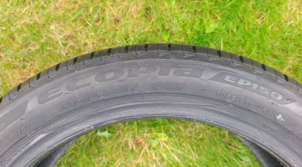 NOWE Bridgestone Ecopia EP150 205x45 R17, rocznik 2025
