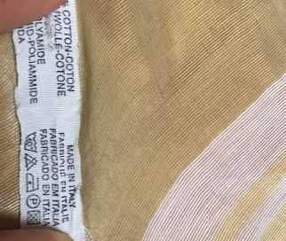 Écharpe verde  fabricado em Itália