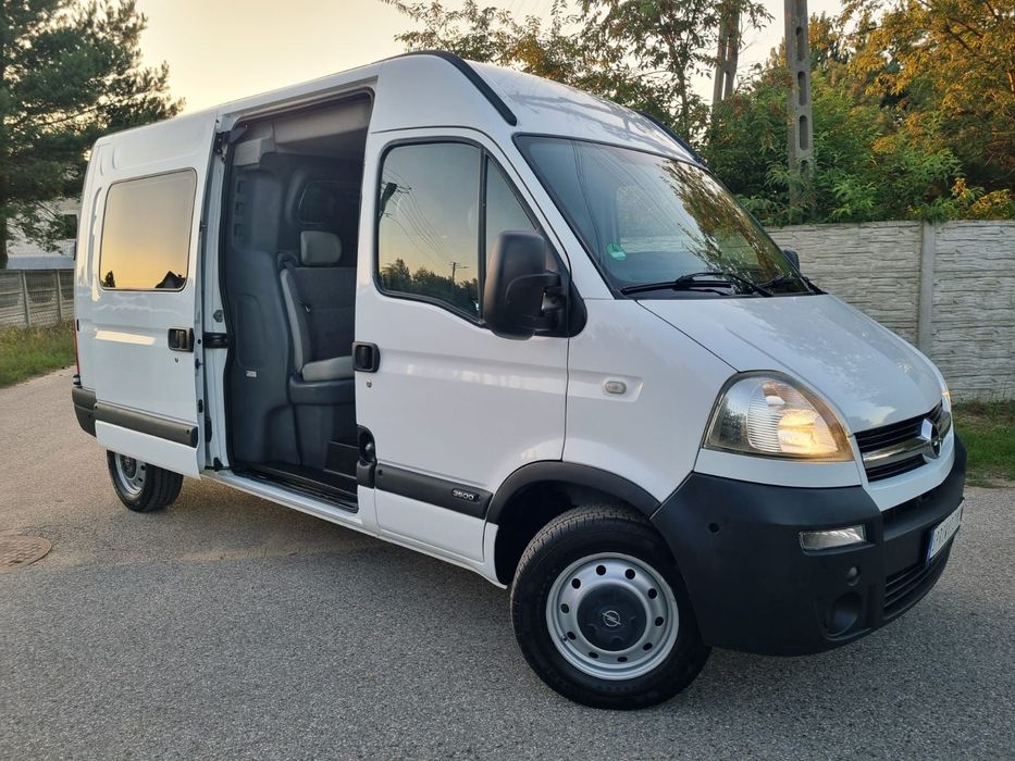 Opel Movano  L2H2 2.5 Dci 150KM Doka Holender Brygadowka 6 miejsc Super Stan Zobacz