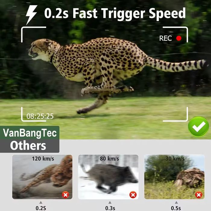 Фотопастка 30Мп з сонячною панеллю + акумулятором для охоти та охорони