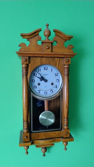 Luksusowy Zegar ścienny PIĘKNY Adler Wiszący Mechaniczny 11005-o