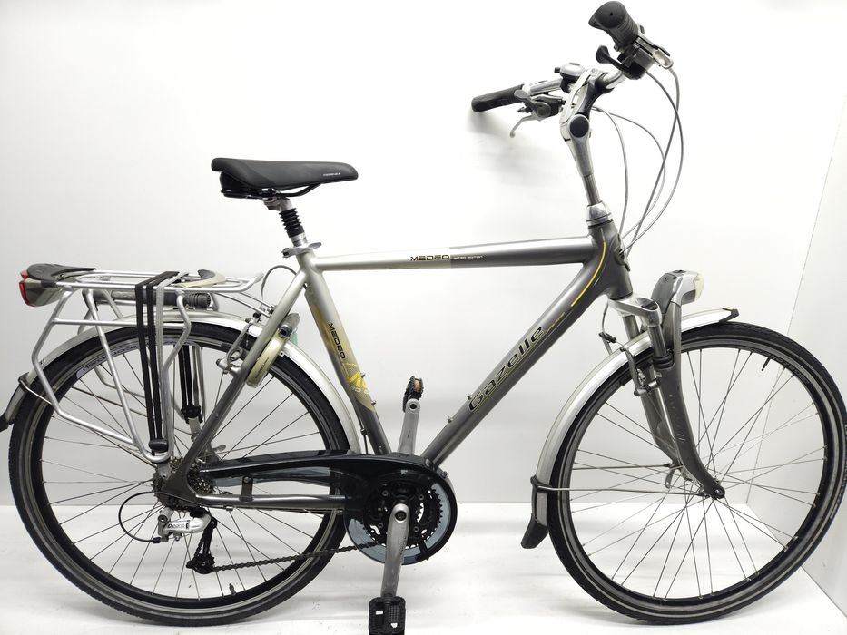Gazelle MEDEO używany rower holenderski męski trekking DEORE 28