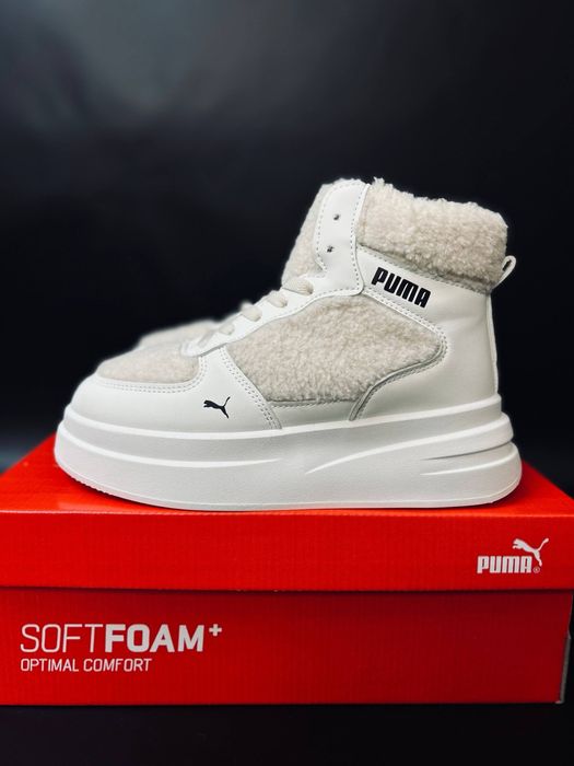 Ботинки Пума очень теплые / ботинки на высокой подошве пума женские