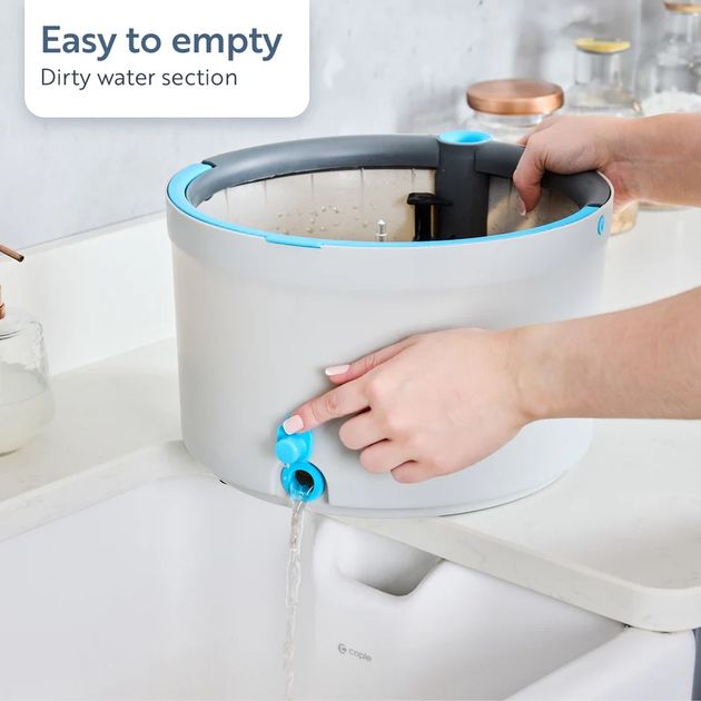 БУДЕ В НАЯВНОСТІ ЗА 10 ДНІВ! Швабра Minky Opti-Clean Spin Mop 360°