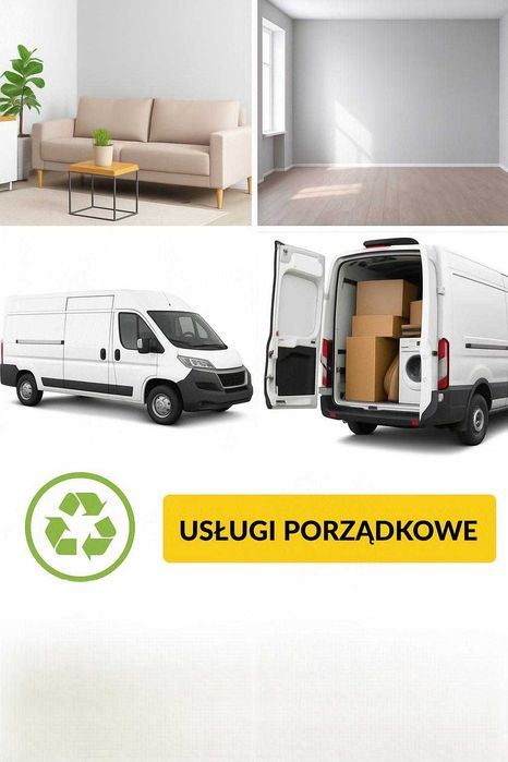 Opróżnianie mieszkań, wywóz odpadów, likwidacja pieca,  transport