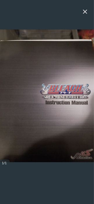 Manual jogo Ps3 Bleach Soul Ressurection
