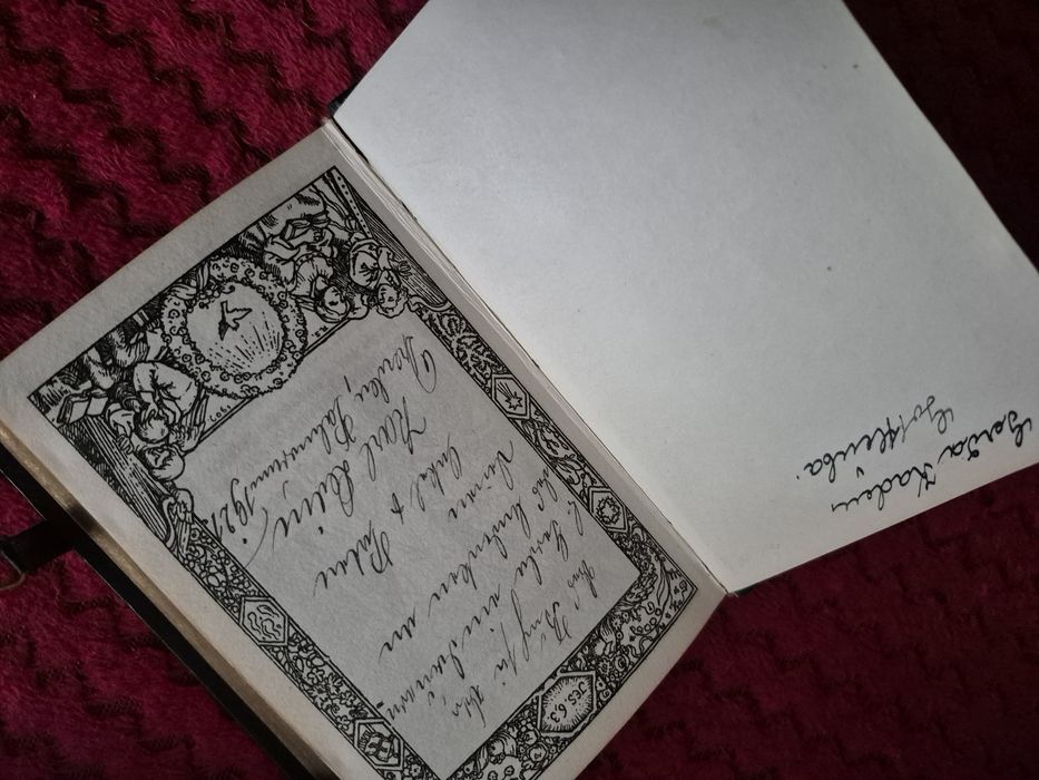 Antyczny śpiewnik luterański 1915 – Saksonia, oprawa ozdobna, z pudełk