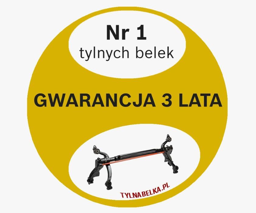 Tylna belka skrętna oś Renault Kangoo - 3 lata gwarancji