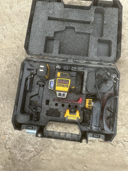 DEWALT DCE089D1R 3x360 Laser Krzyżowy + Detektor + Okulary + Aku + Ładowarka
