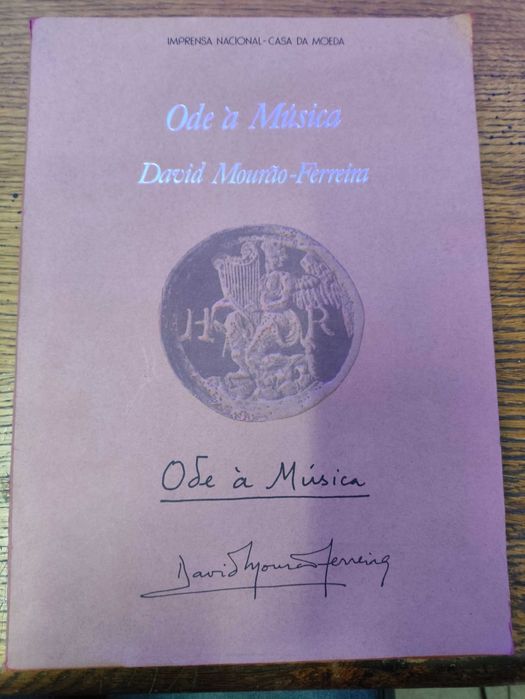 ODE À MÚSICA David Mourão Ferreira 1980-1ªEdição