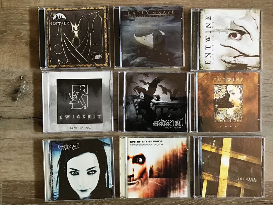 CDs vários metal rock pop letra E.   1,5€